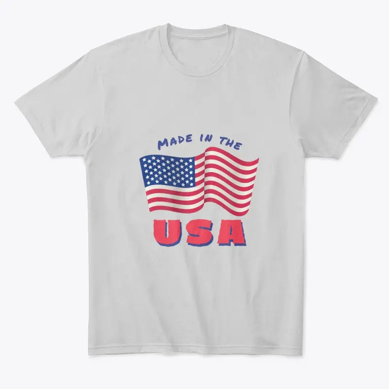 Tee Neck T shirt USA