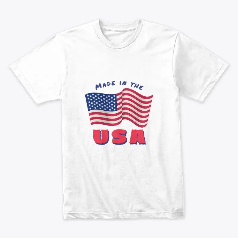 Tee Neck T shirt USA