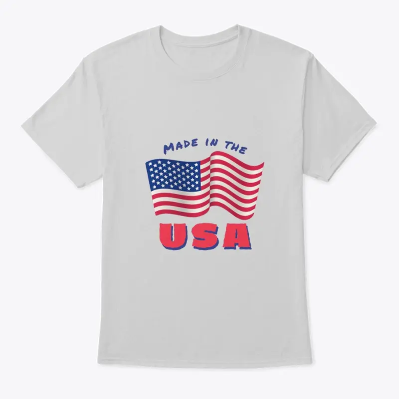 Tee Neck T shirt USA